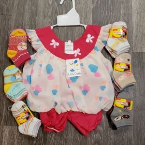 Lil Girls Outfit(FREE SOCKS)